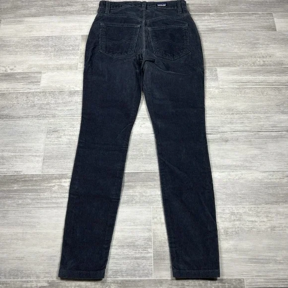 Patagonia Women's 24 Organic‎ Cotton Everyday Cords 'Slim Fit' Smolder Blue NWT - Picture 8 of 11